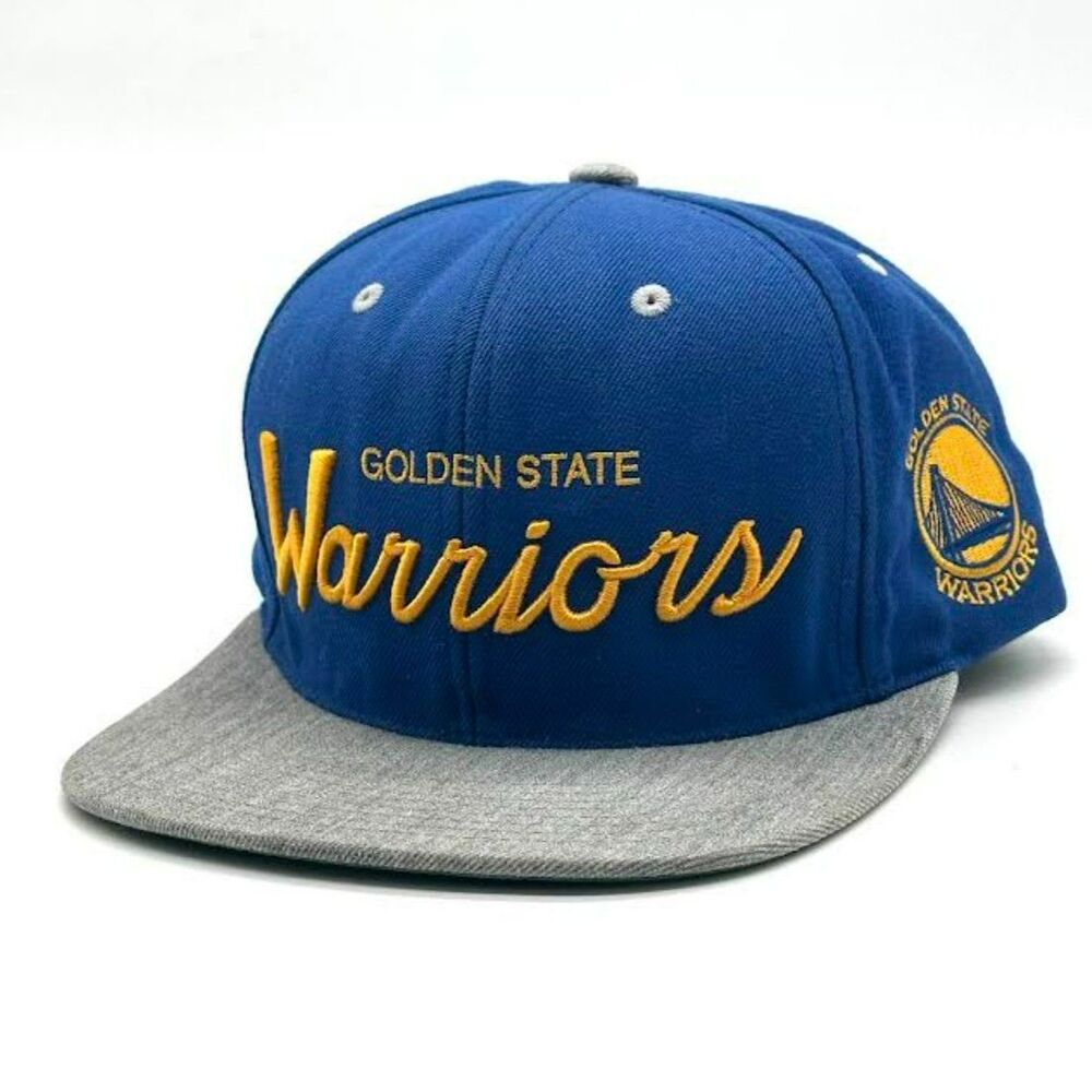 Mitchell&Ness Hat Warriors Golden State California Wool Blend SnapBack Flat Bill